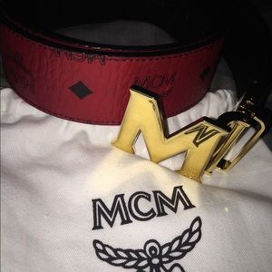 Reversible MCM Designer belt